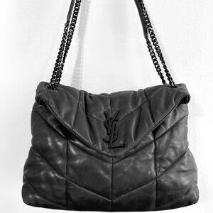 *Authentic* PUFFER MEDIUM IN NAPPA LEATHER (USED)